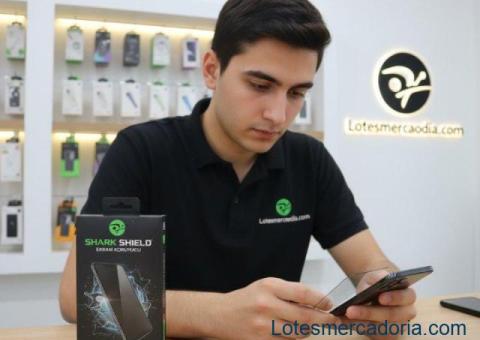 LOTE 2500x PELÍCULA 3D NANO GLASS SHARK SHIELD | FULL COVER ATACADO REVENDA