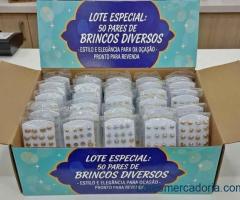 Brincos diversos lote 50 cartela