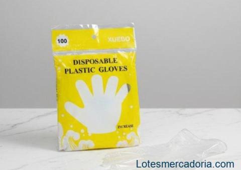 LOTE ATACADO: 420 Luvas Descartáveis de Vinil/Nitrílicas [M/G - Escolha o Tamanho]