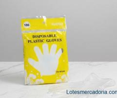 LOTE ATACADO: 420 Luvas Descartáveis de Vinil/Nitrílicas [M/G - Escolha o Tamanho]