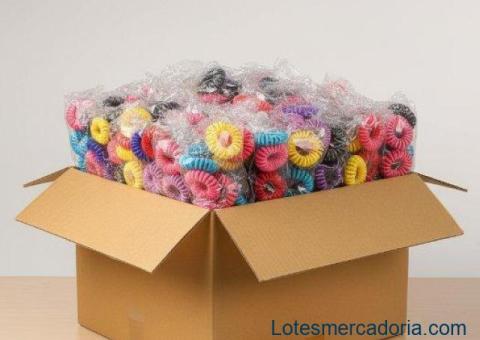 ​🎀 LOTE ATACADO [X] UNIDADES: Elásticos de Cabelo Coloridos - Sem Metal e Antideslizantes