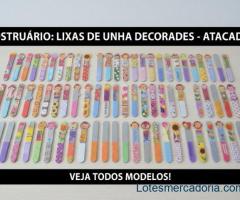 Lixas de Unha Decoradas e Coloridas
