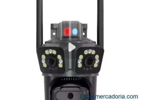 Câmera 3 lentes de Segurança PTZ (Múltiplas Lentes/Ângulo Amplo)