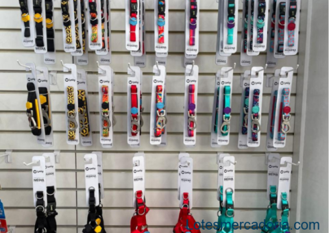 Queima de Acessórios Pet (Coleiras, guias, peitorais e comedouros)