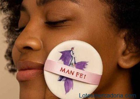 🎀 *LOTE COM 100 UNIDADES – ESPONJA BB AIR PUFF MAN FEI*