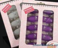 💅 *Presilhas Reutilizáveis para Remoção de Esmalte – Kit com 10 Unidades*  *** Lote 100 caixa dess