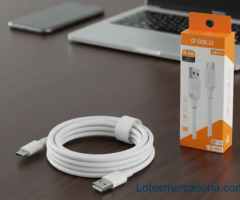 Lote de cabos USB Tipo C A'gold CB12-3 4.8A 1 Metro