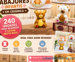 Lote Completo 240 Abajures Infantil Pronta Entrega